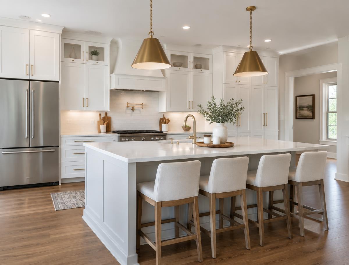 After: Classic White Kitchen
